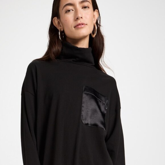 ATM Anthony Thomas Melillo Oversized Turtleneck Dress - Picture 2 of 7